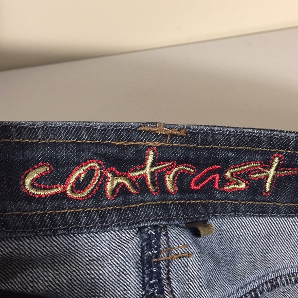 Contrast Blue Denim Jean Skirt Size 11 Juniors - Picture 7 of 13